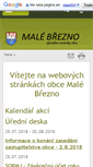 Mobile Screenshot of male-brezno.cz