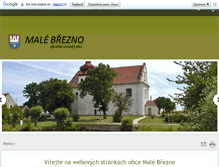 Tablet Screenshot of male-brezno.cz